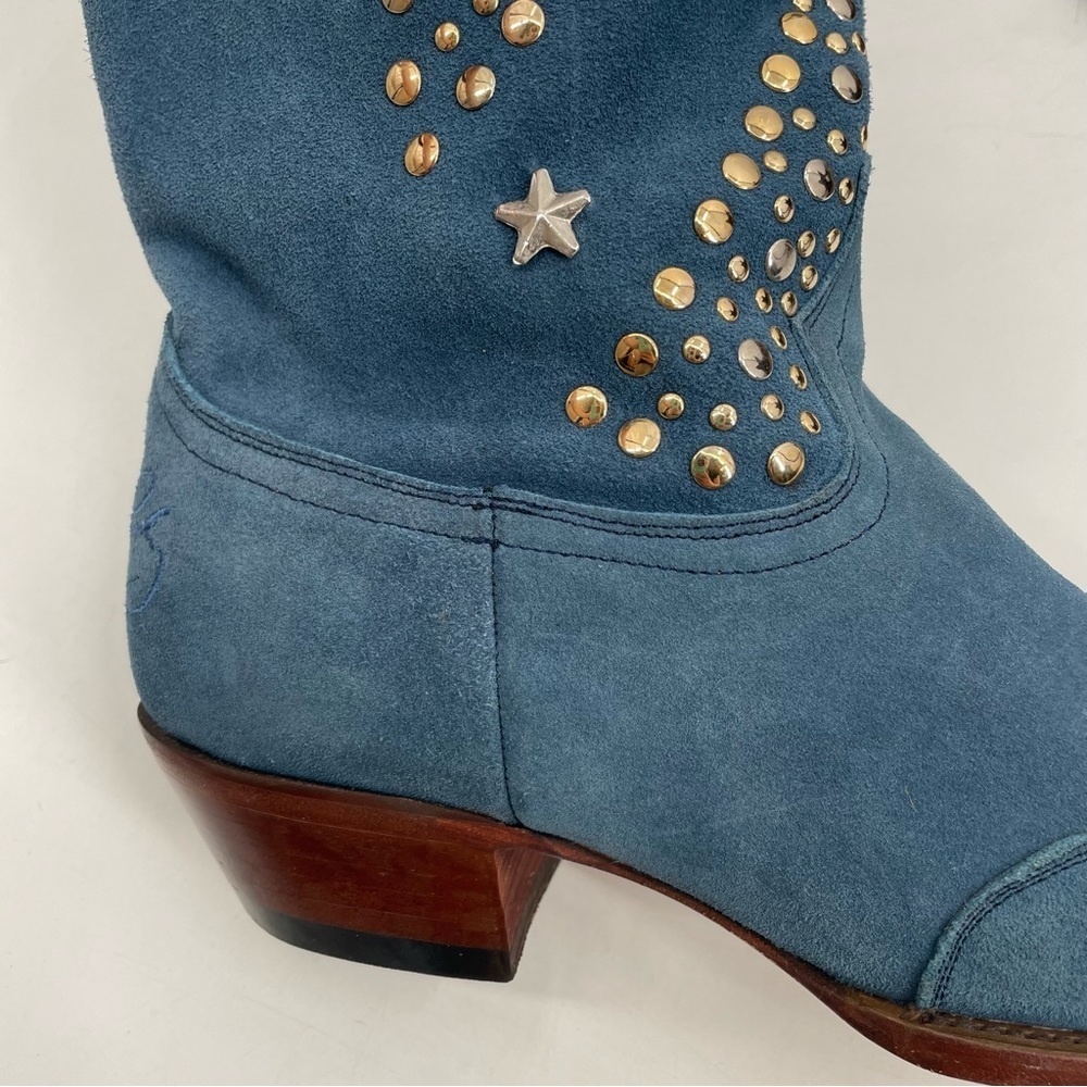 RARE! Women’s American Rebel Elvis Presley Blue Suede Boots - Picture 5 of 8